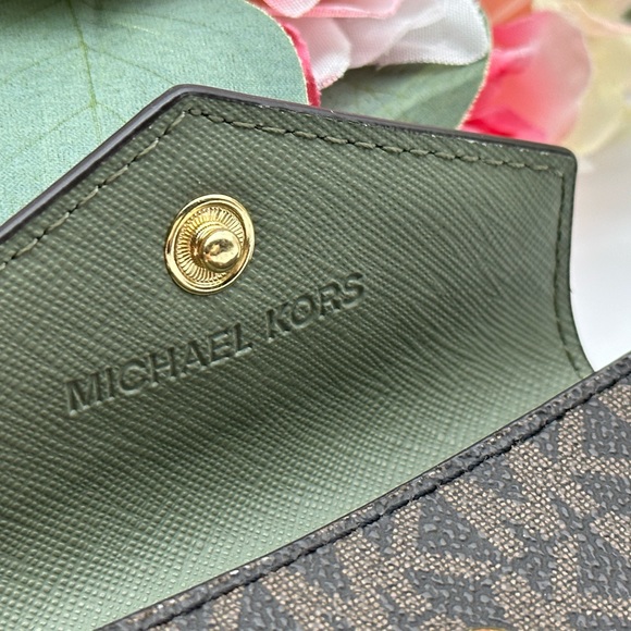 Michael Kors Small Flap Key Ring Card Case - Picture 11 of 14